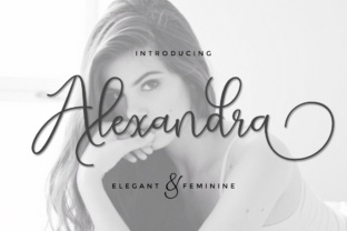 Alexandra Script Font for Makers
