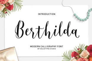 Berthilda Script: A Vintage-Feel Typeface for Modern Editorial Design