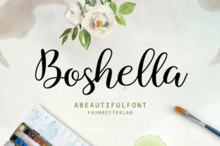 Boshella Script: A Modern Typeface for Crafters