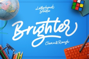 Brighter Script Font for Makers