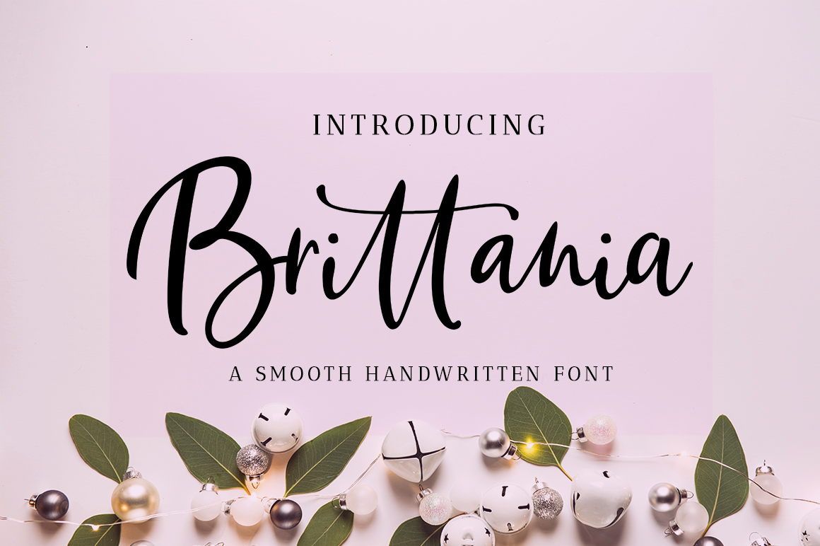 Brittania Script: A Premium Typeface for Crafters