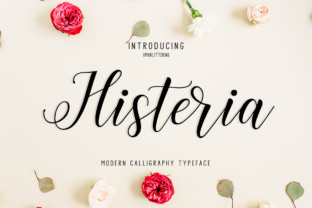 Elevate Web Design with Histeria Script Typeface