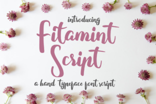 Fitamint Script Font for Branding