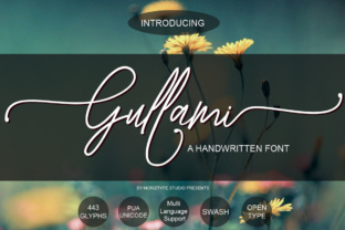 Gullami Rice Script: A Handmade Font for Makers