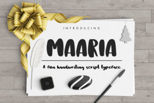 Maaria Script: A Playful Handwritten Font for Makers