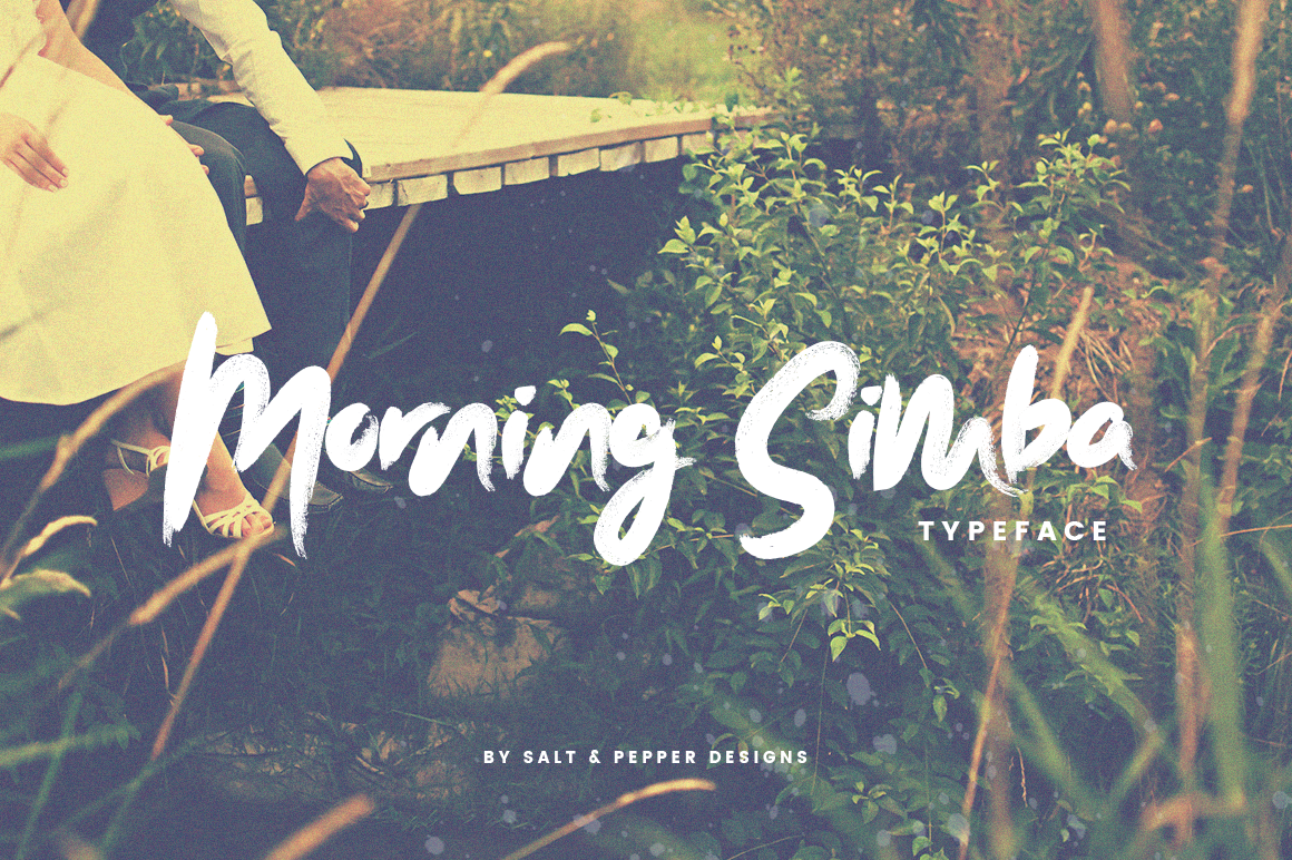 Morning Simba Script: A Bold Typeface for Editorial Design