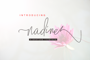 Nadine Script: A Modern Typeface for Web Design