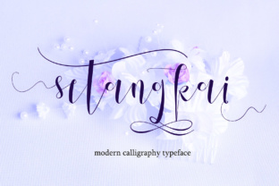 Setangkai Script: A Modern Typeface for Editorial Elegance
