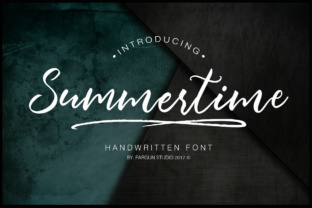 Summertime Script: A Handwritten Typeface for Editorial Design