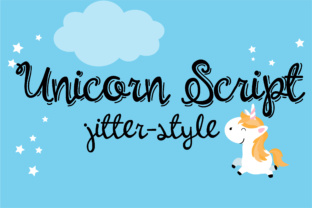 Unicorn Script Jitter: A Playful Typeface for Social Campaigns