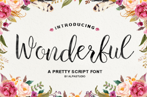 Wonderful Script: The Hand-Brushed Typeface for Bold Branding